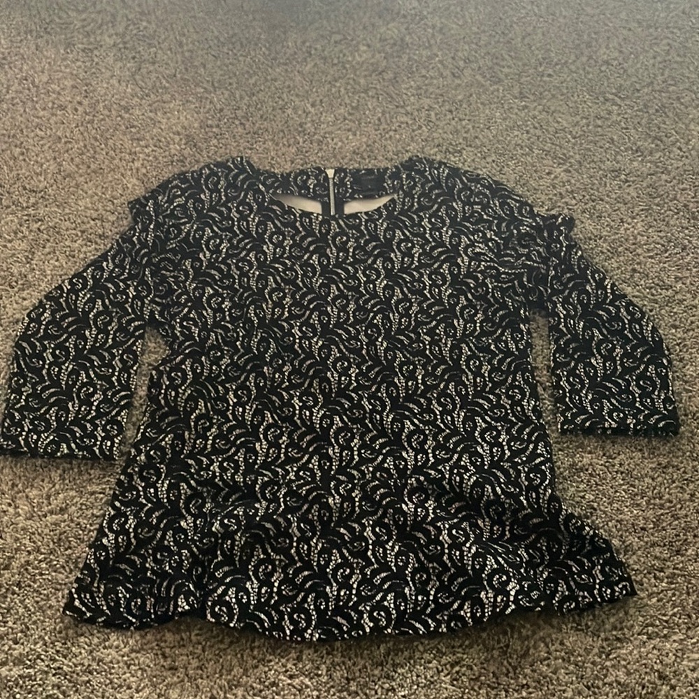 JCREW synced waist blouse